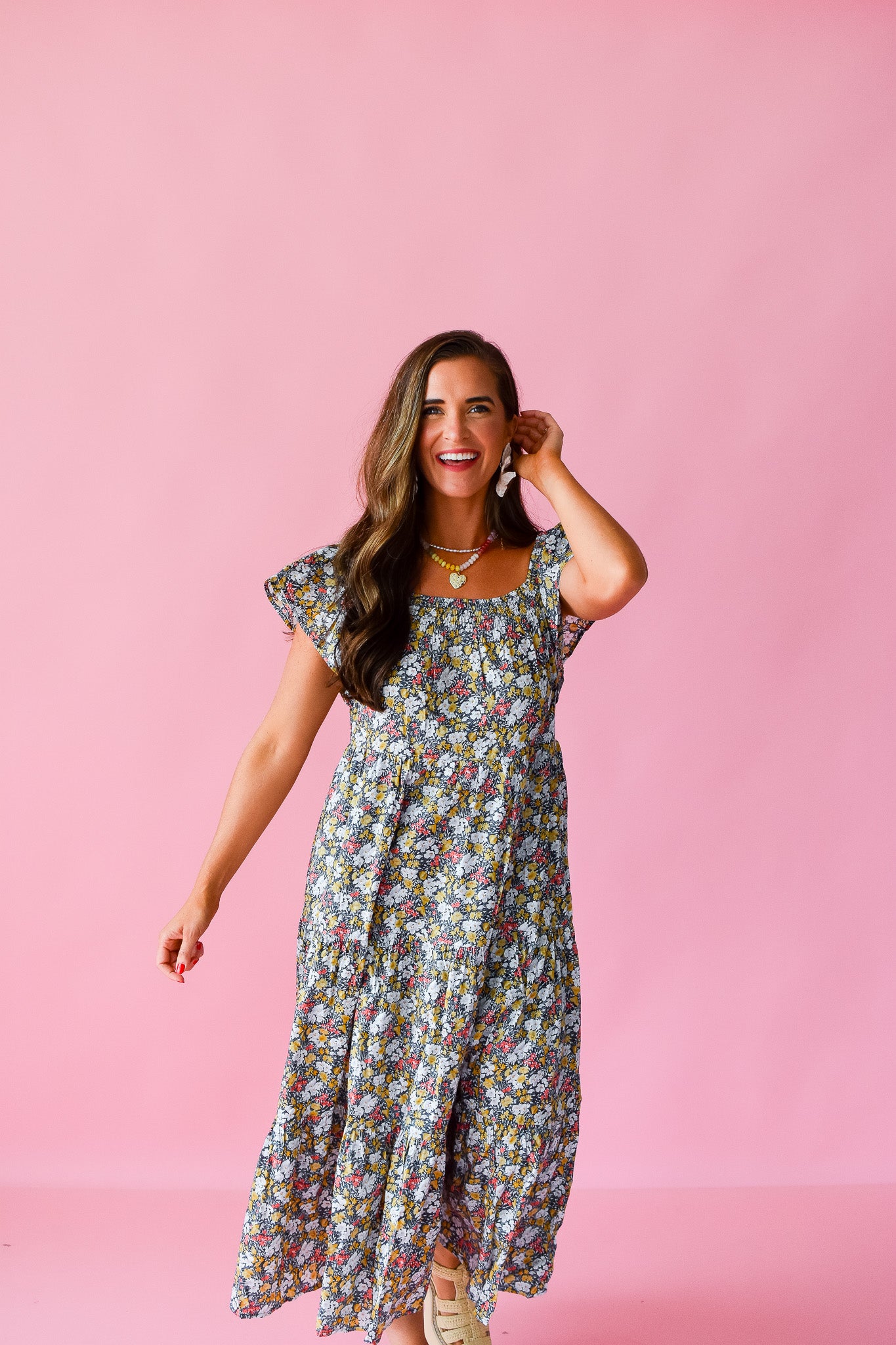 Nova Floral Maxi Dress