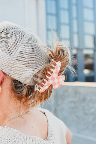 Checkered Claw Clip