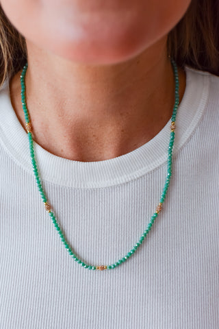 Turquoise Wrap Necklace & Bracelet