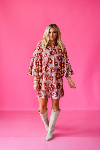 Wren Sequin Mini Dress