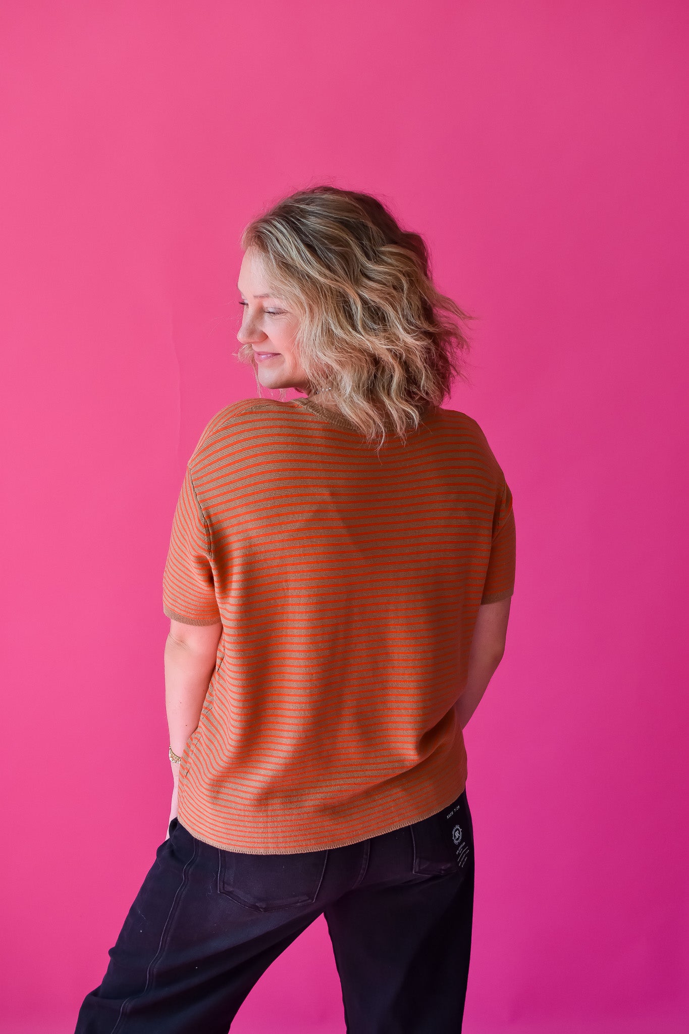 Vicky Stripe Knit Top RESTOCK