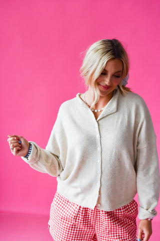 Piper Cardigan in Natural