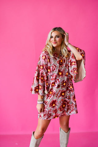 Wren Sequin Mini Dress