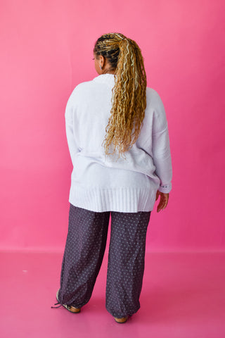 Laura Knit Sweater in Lilac