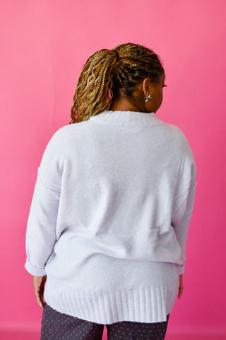 Laura Knit Sweater in Lilac