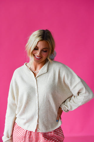 Piper Cardigan in Natural