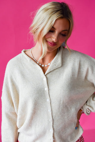 Piper Cardigan in Natural