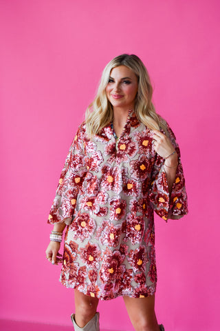 Wren Sequin Mini Dress