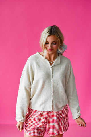 Piper Cardigan in Natural