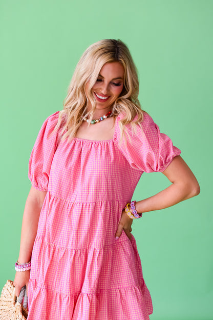 Pamela Plaid Mini Dress