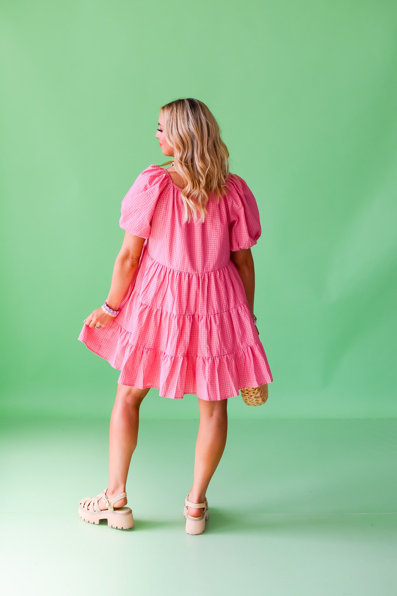 Pamela Plaid Mini Dress
