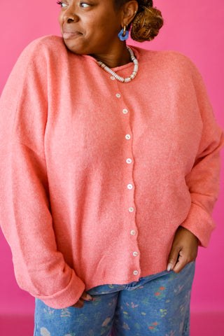 Piper Cardigan - Peach