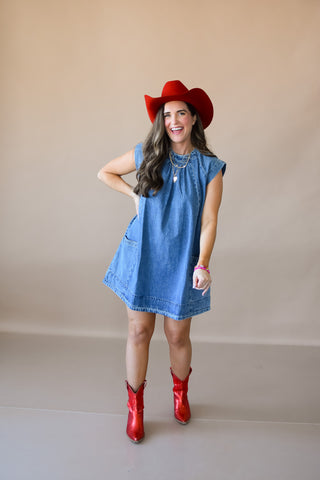 Miranda Denim Mini Dress