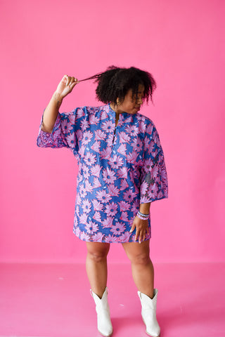 Monica Caftan Mini Dress
