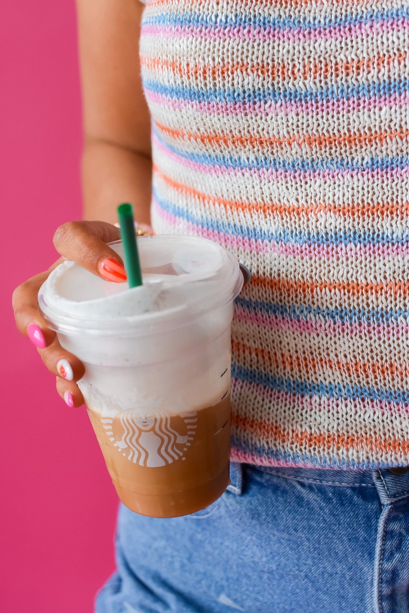Hope Striped Sleeveless Sweater