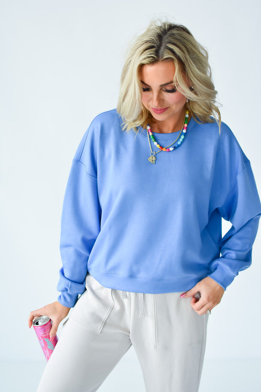 Leonora Sweatshirt in Coastal