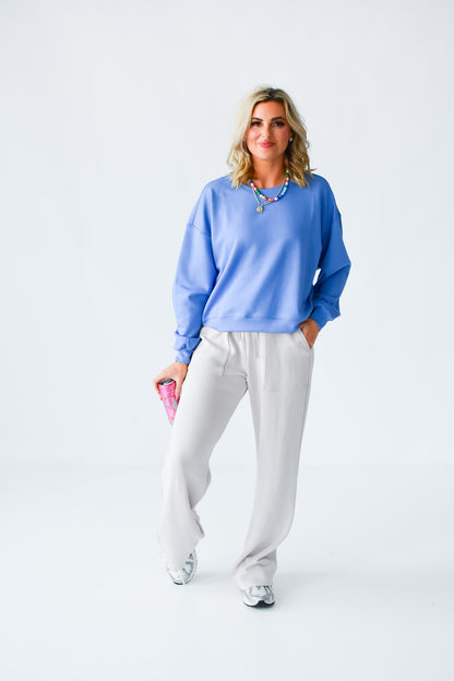 Leonora Sweatshirt in Coastal