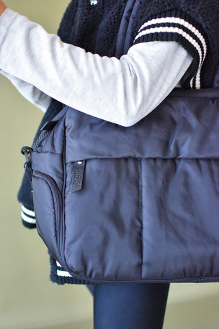 Home for the Holidays Quilted Weekender Bag