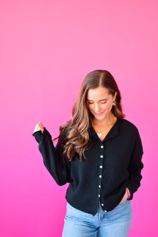 Piper Cardigan in Black