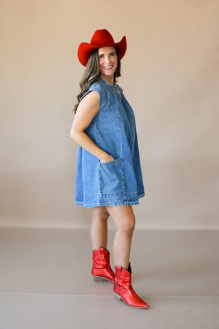 Miranda Denim Mini Dress