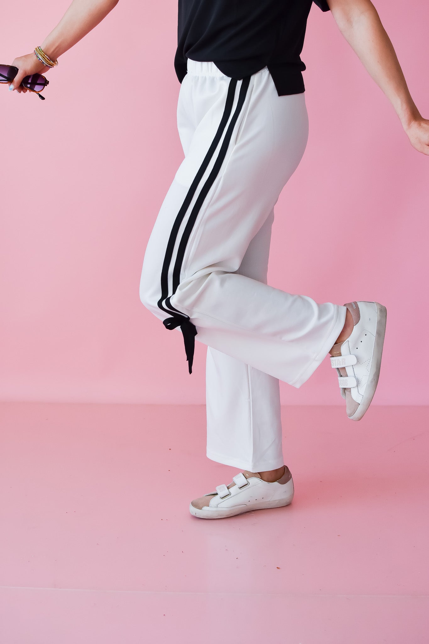 Callie Bow Stripe Pants