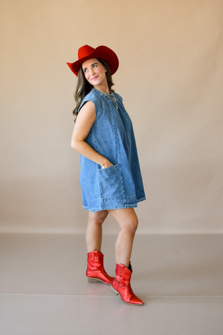 Miranda Denim Mini Dress