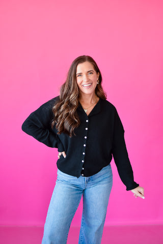 Piper Cardigan in Black
