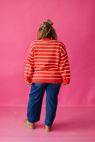Vaughn Oversized Stripe Knit Sweater