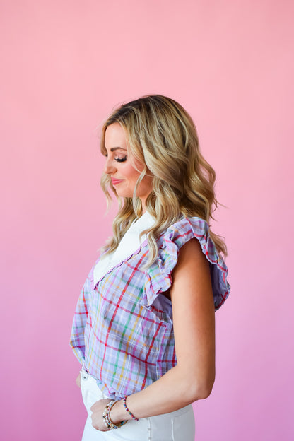 Terri Gingham Top