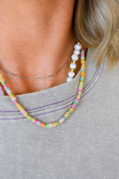 Rainbow Necklace Luxe - Easy Does It