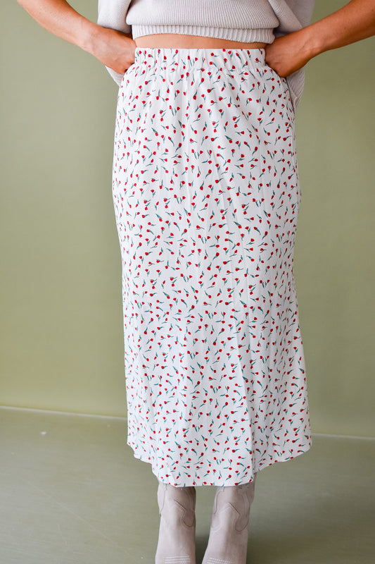 Tammy Floral Midi Skirt