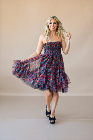 Quinn Tulle Floral Dress