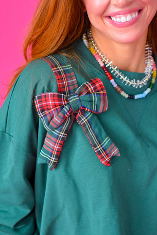 Plaid Bow Lounge Set