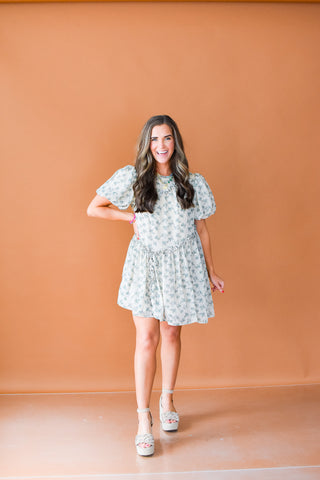 Jade Floral Mini Dress