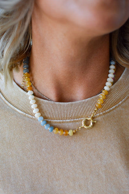 Rainbow Necklace Luxe - Southern Chic Gemstone