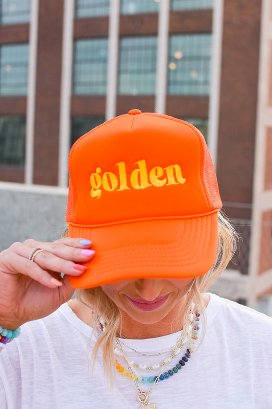Golden Trucker Hat - RESTOCK
