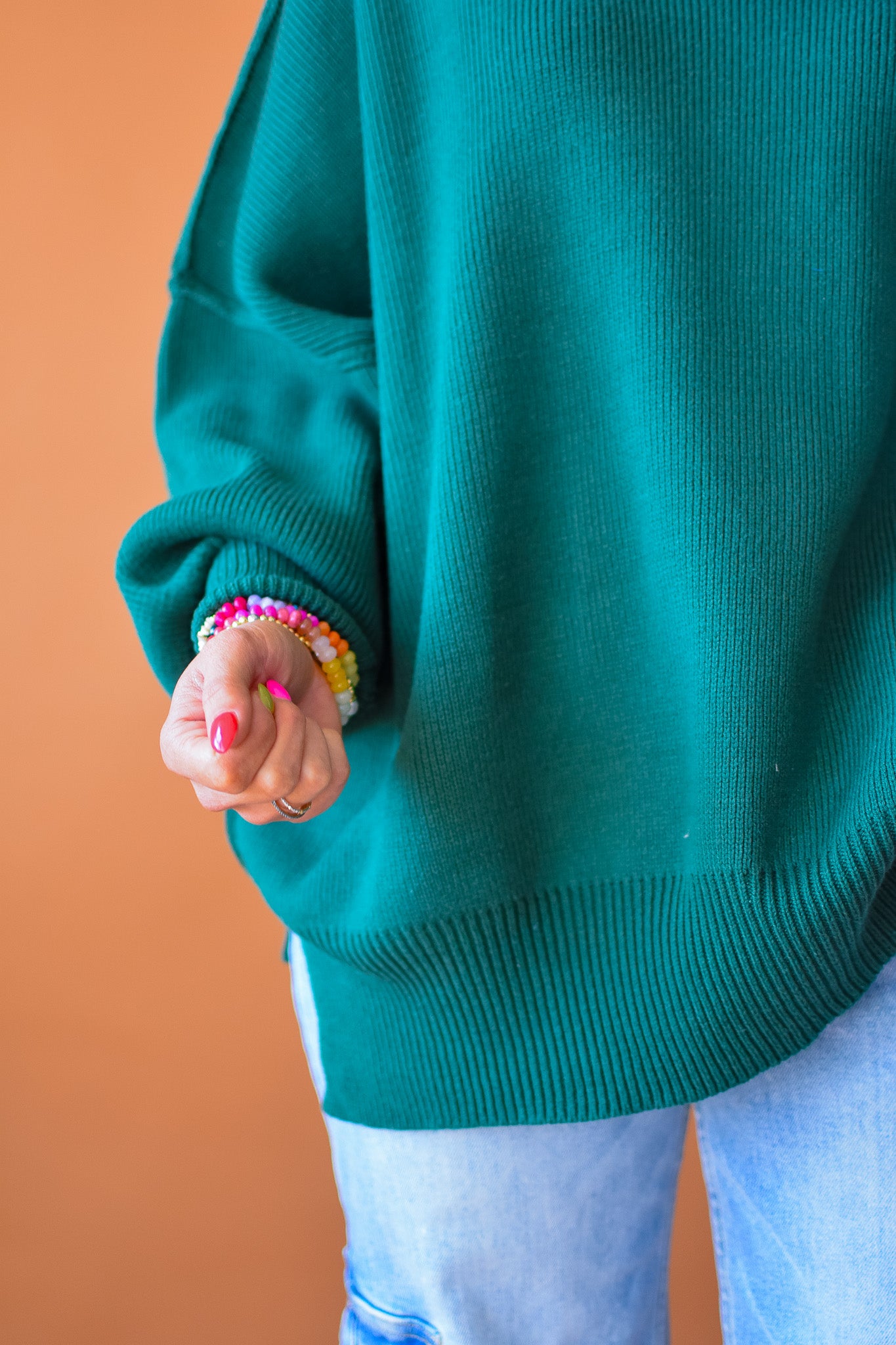 Bradie Sweater in Evergreen