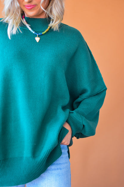 Bradie Sweater in Evergreen