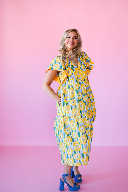 Honey Floral Midi Dress