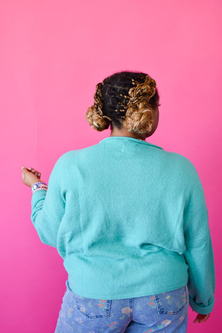 Piper Cardigan - Turquoise