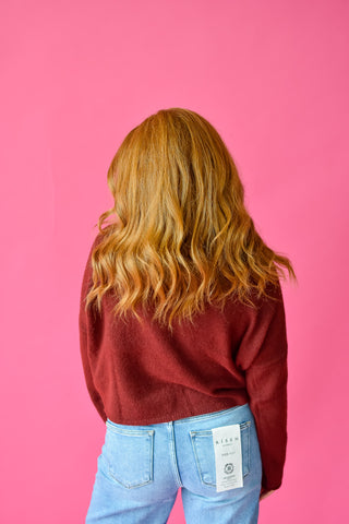 Piper Cardigan - Wine