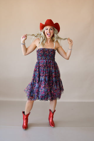 Quinn Tulle Floral Dress