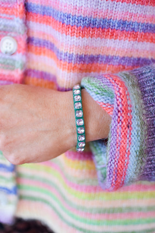 Maeve Bracelet - Teal + Pink