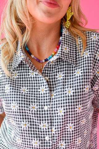 Daisy Gingham Set
