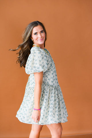 Jade Floral Mini Dress