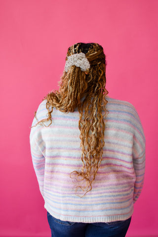 Bowen Multi Colored Cardigan In Pastel