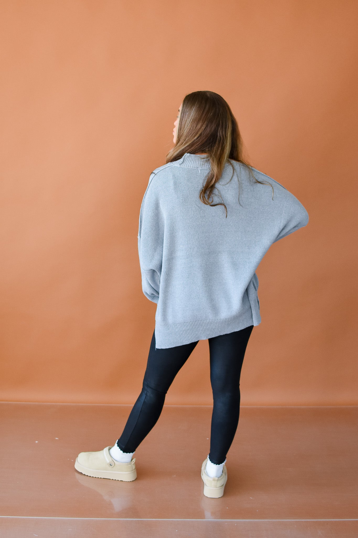 Bradie Sweater in Winter Grey