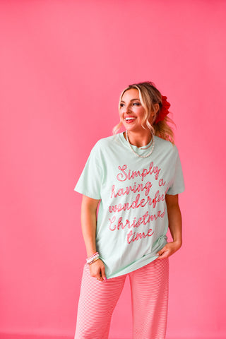 Simply Having a Wonderful Christmas Time Tee