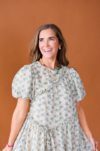 Jade Floral Mini Dress