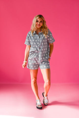 Daisy Gingham Set